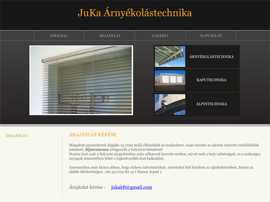 árajánlat